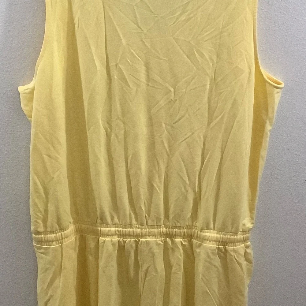 Amazon Essentials Women's Light Yellow Romper - Picture 4 of 6